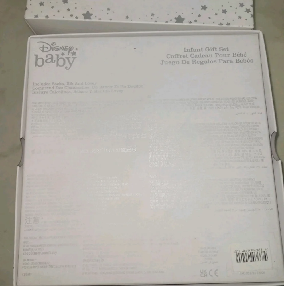 Mickey BABY GIFT 3-Piece Set O-6 Mo Blue & Yellow Disney Baby Disney Store Japan